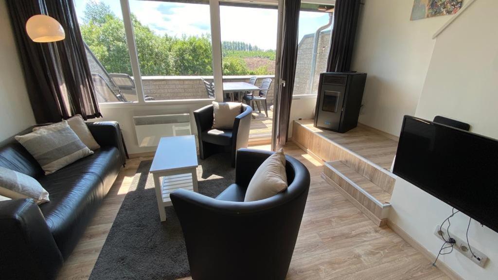 הוילה Terrasses De Malmedy- Le Chalet Du Cerf 108 & Triplex 223 Le Refuge Du Cerf חדר תמונה